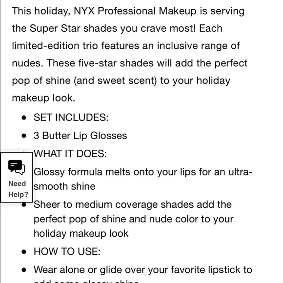 NYX Three piece professional make up. NWT - Picture 2 of 2